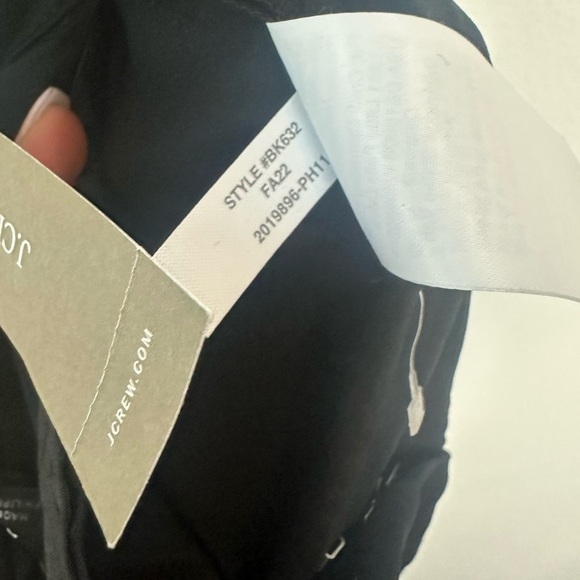 NWT J.CREW Petite Relaxed Drapey Crepe Trouser Size 4P MSRP $158 - Picture 6 of 8